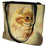 Cameo Persian Cat Tote Bag